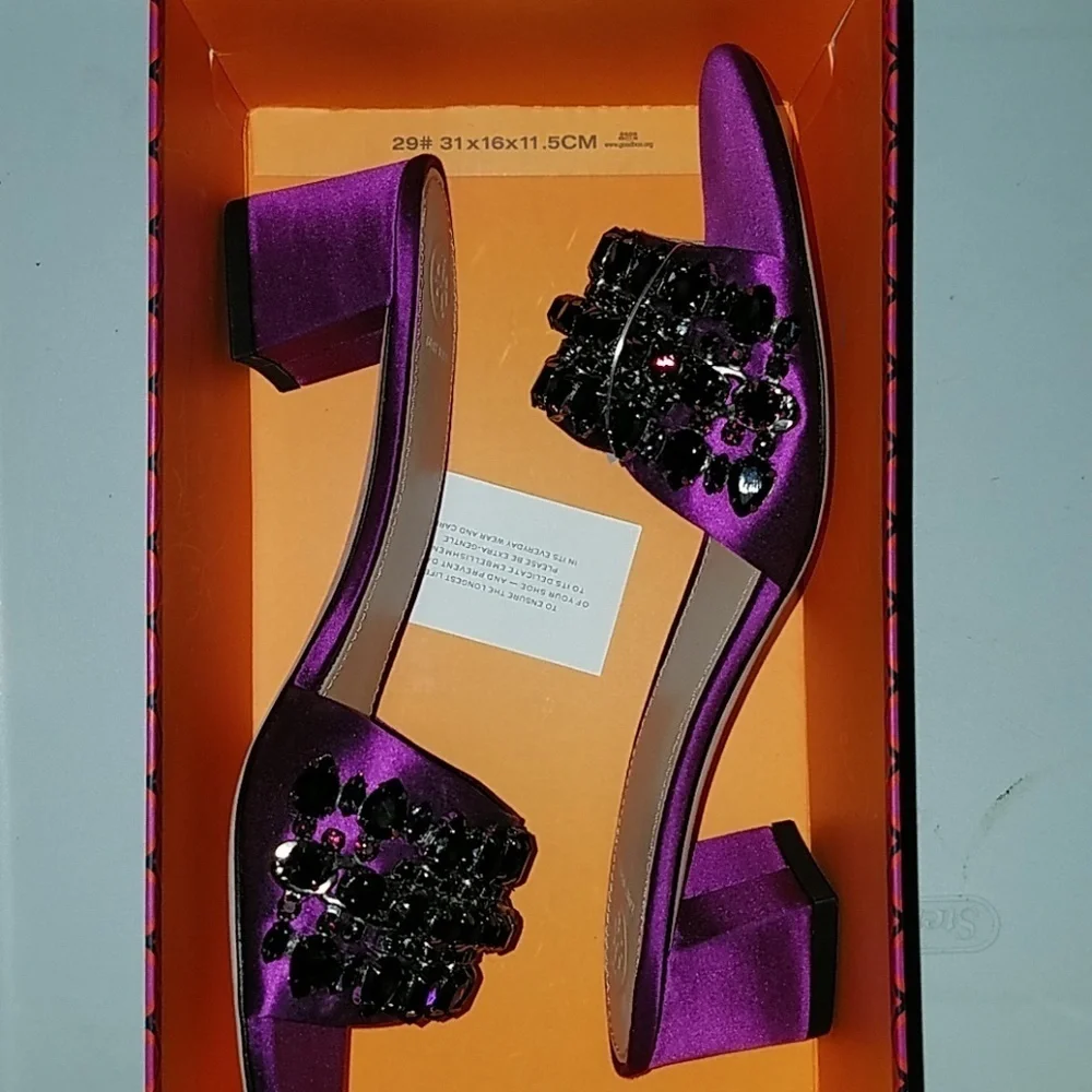 Tory Burch Beverly 45 Embellished Crystal …